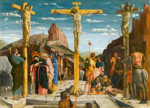 Mantegna,_Andrea_-_crucifixion_-_Louvre_from_Predella_San_Zeno_Altarpiece_Verona